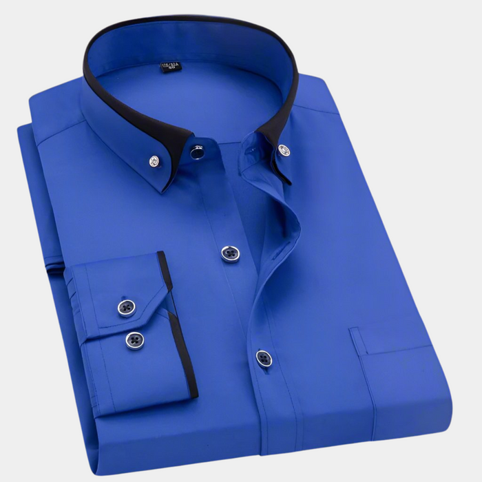 Oscar - Chemise Classique Masculine à Manches Longues