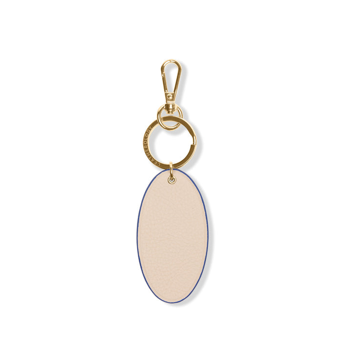 Oval Keychain Sand/Regatta Blue