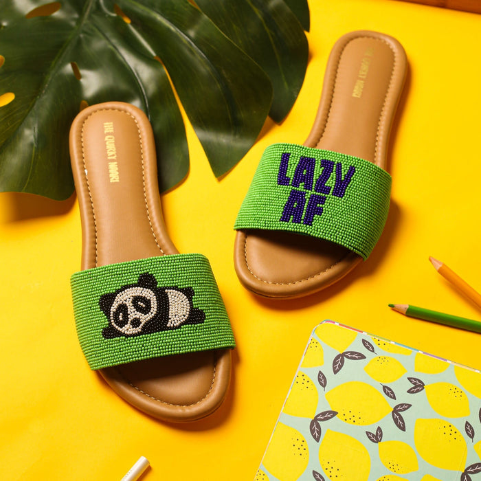 Panda Sassy Sliders - The Quirky Naari