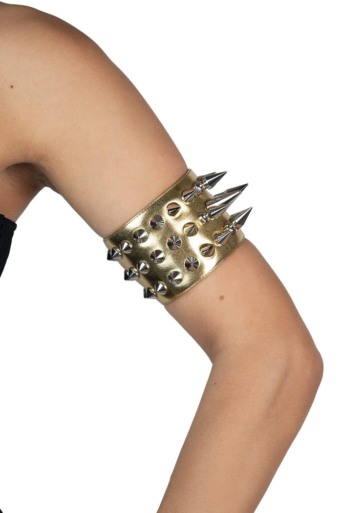 PARTY-GIRL Jeffrey Campbell Arm-Cuff Gold Silver