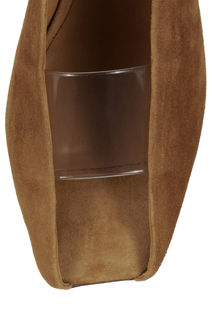 PATRIZIA Jeffrey Campbell Heeled Sandal Tan Suede