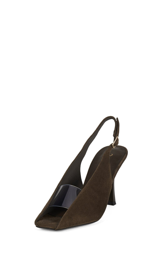 PATRIZIA Jeffrey Campbell Heeled Sandal Brown Suede _hover