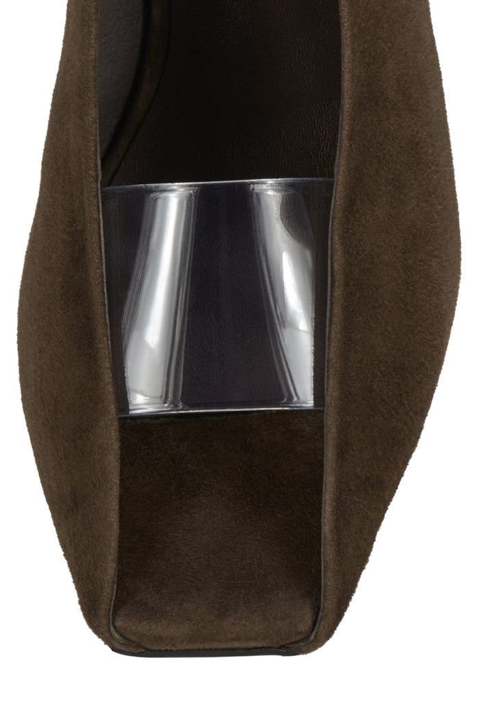 PATRIZIA Jeffrey Campbell Heeled Sandal Brown Suede