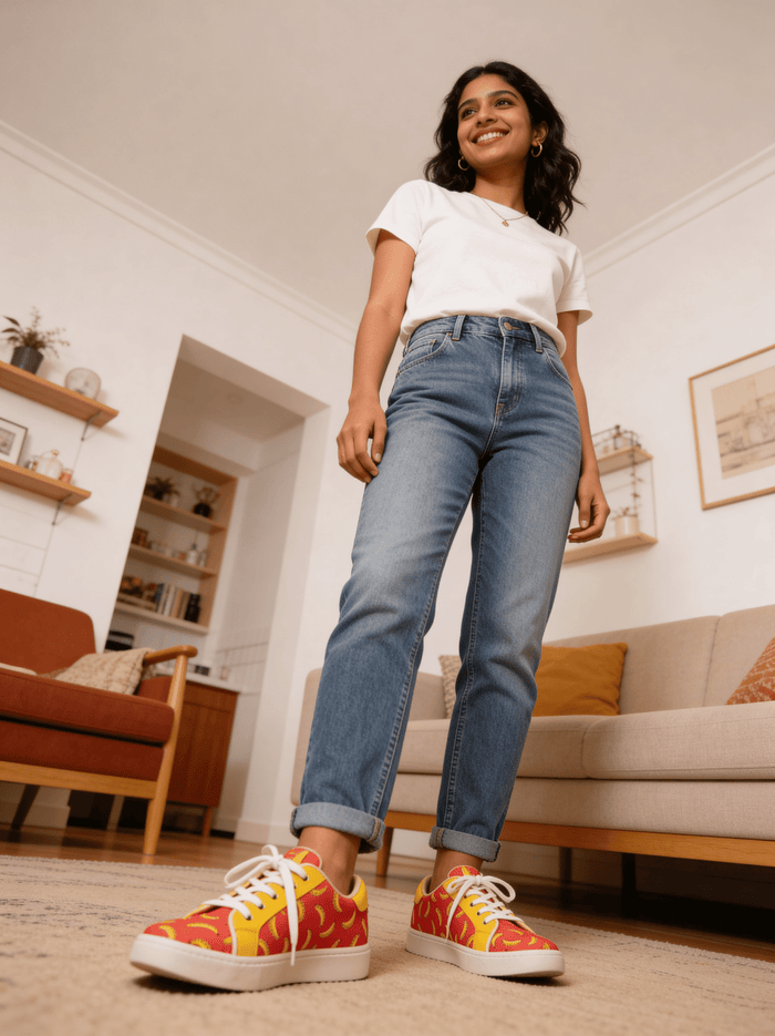 Peel Appeal Sneakers - The Quirky Naari