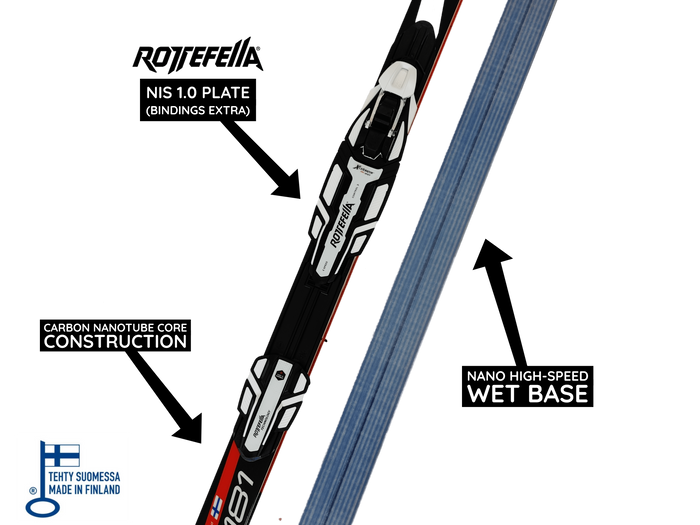 A product picture of the Peltonen SUPRA X WET TRACK 2013 Skate Skis B-GRADE MINOR DEFECTS | 181cm | 181cm