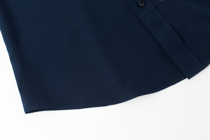 Phenom Classic True Navy Short Sleeve Dress Shirt