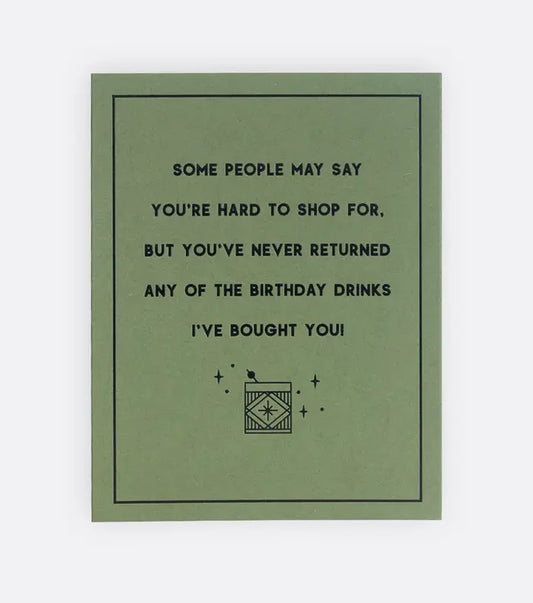 Picky Birthday Greeting Card