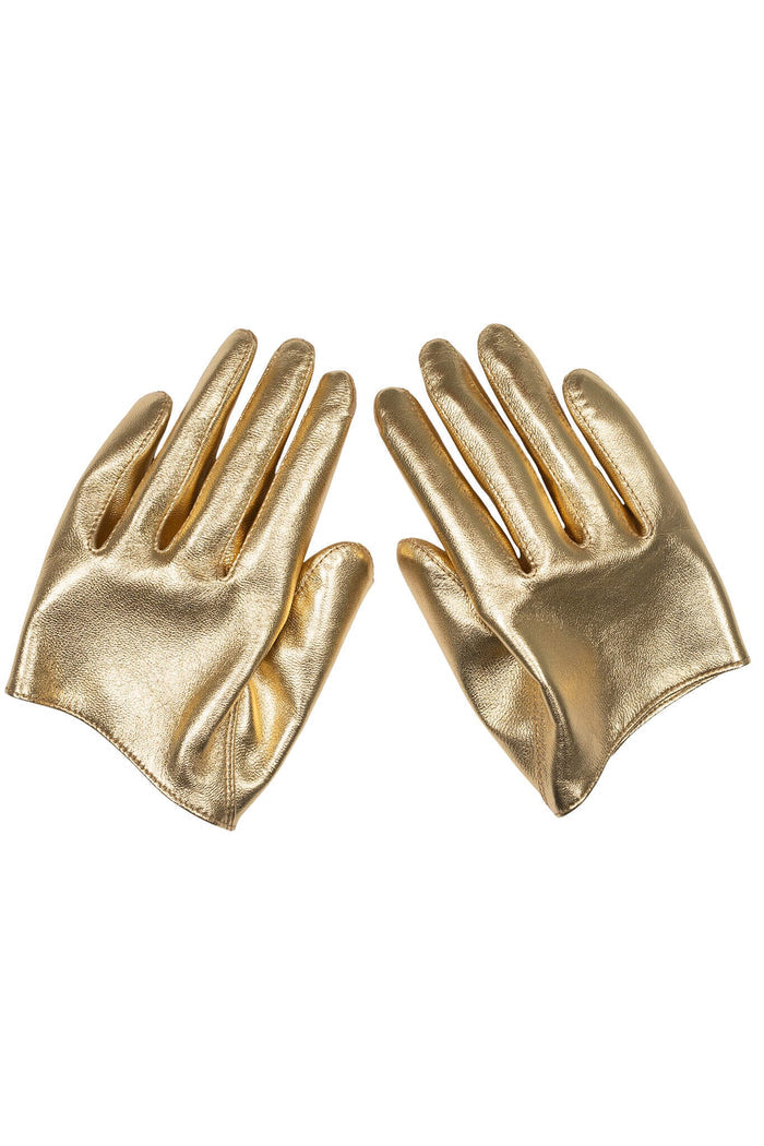 PIT-CREW GLOVES Gold Metallic 4