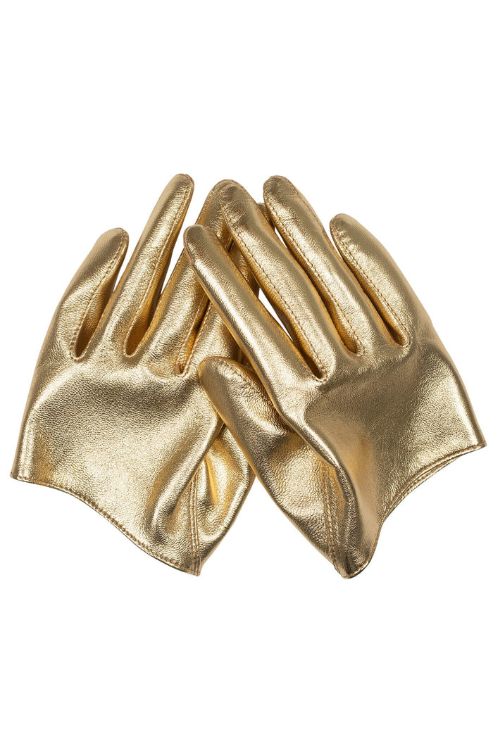 PIT-CREW GLOVES Gold Metallic 5
