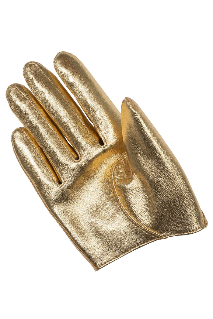 PIT-CREW GLOVES Gold Metallic 6