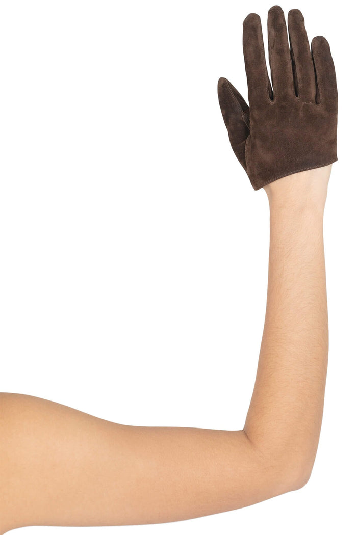 PIT-CREW GLOVES Brown Suede