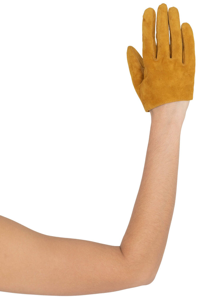 PIT-CREW GLOVES Mustard Suede