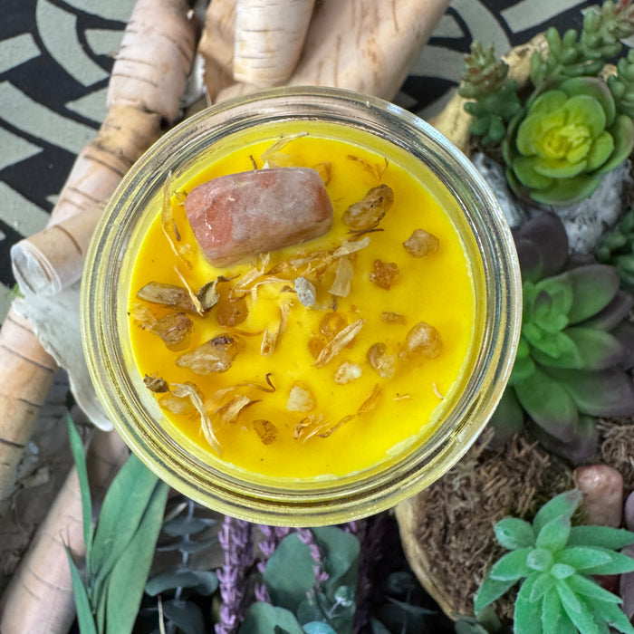 Planetary Magic Solar Blessing candle