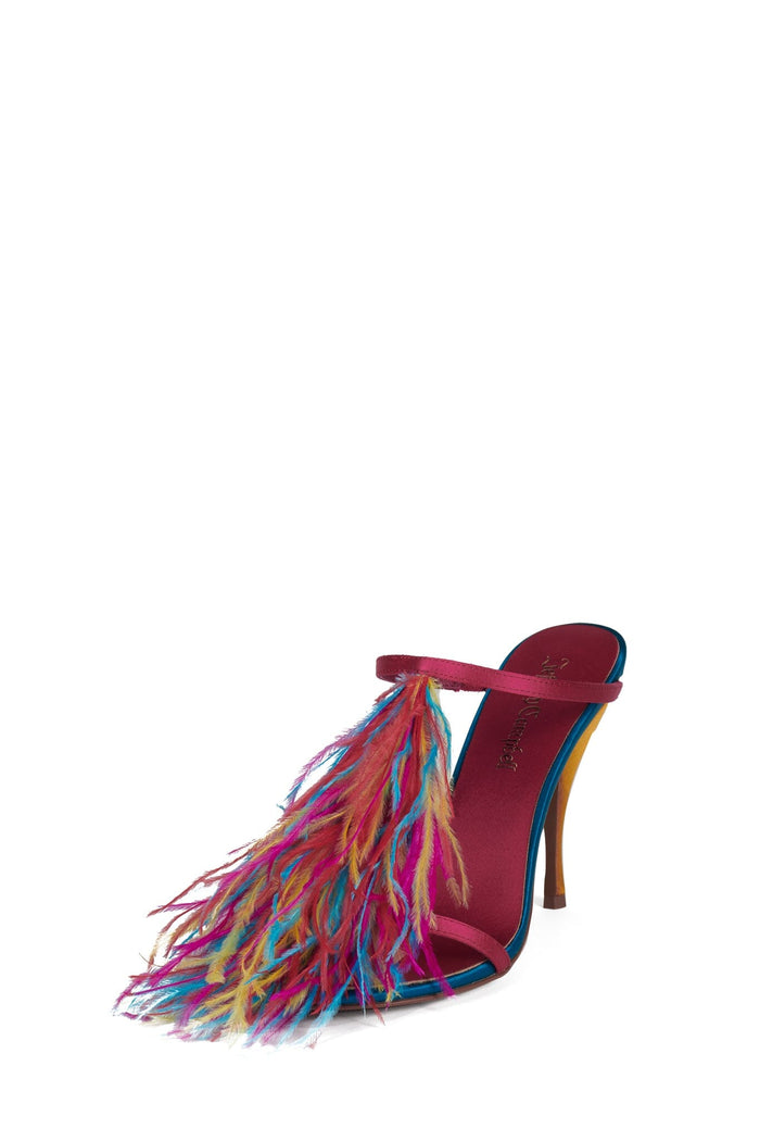 PLUMA Fuchsia Satin Combo