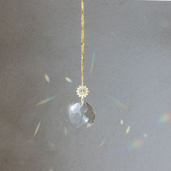 Pocket Suncatcher - Peace Flower