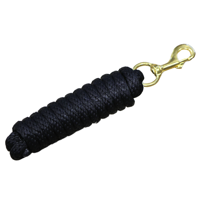 Poly Lead Rope with Brass Snap | 10'