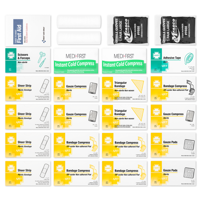 Pool First aid Kit #24 Metal