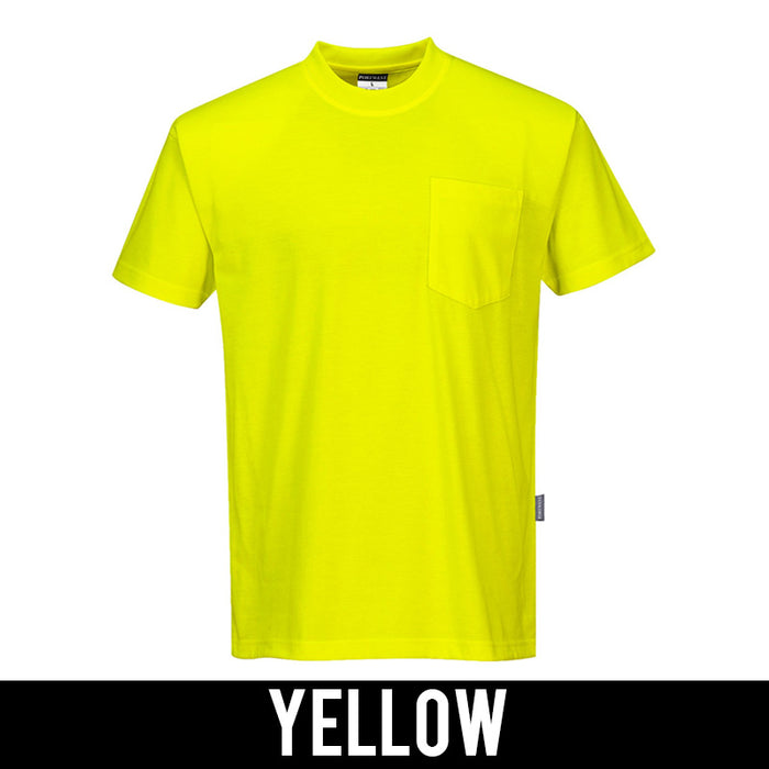 Portwest Cotton Blend T-Shirt, Non-ANSI