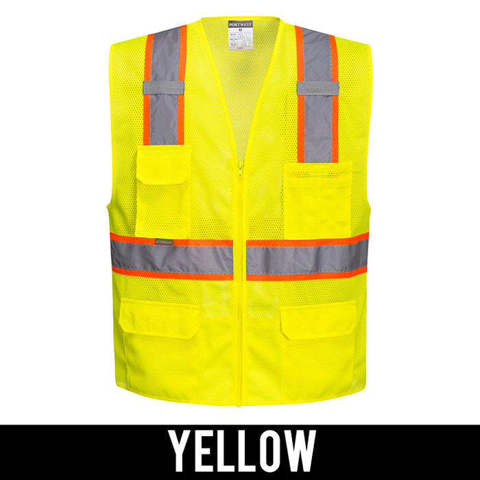 Portwest Orlando Contrast Mesh Safety Vest