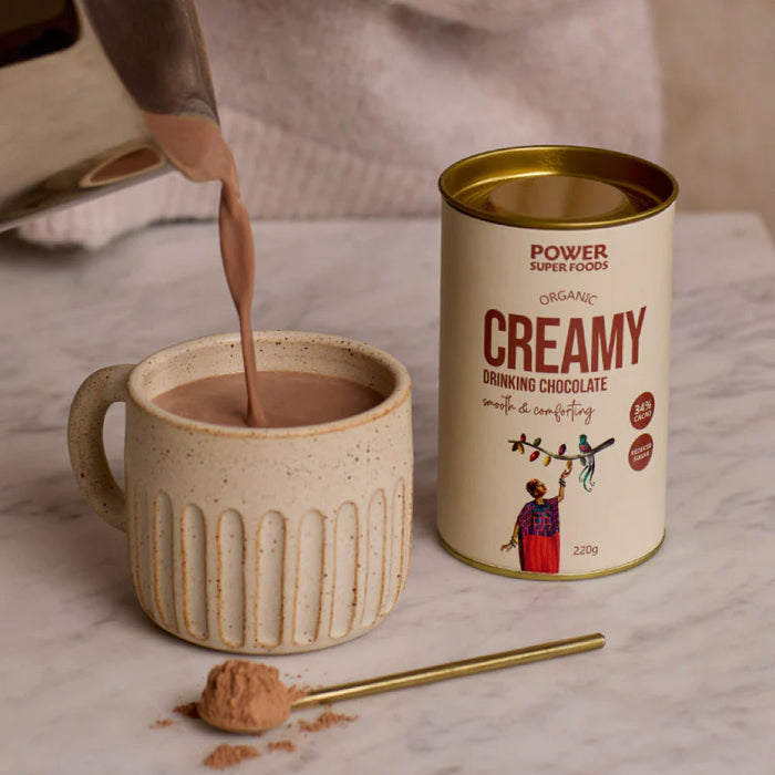 POWER SUPER FOODS Creamy Drinking Chocolate 220g - L'Organic