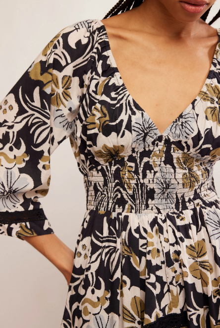 Printed Dixie - Black Combo