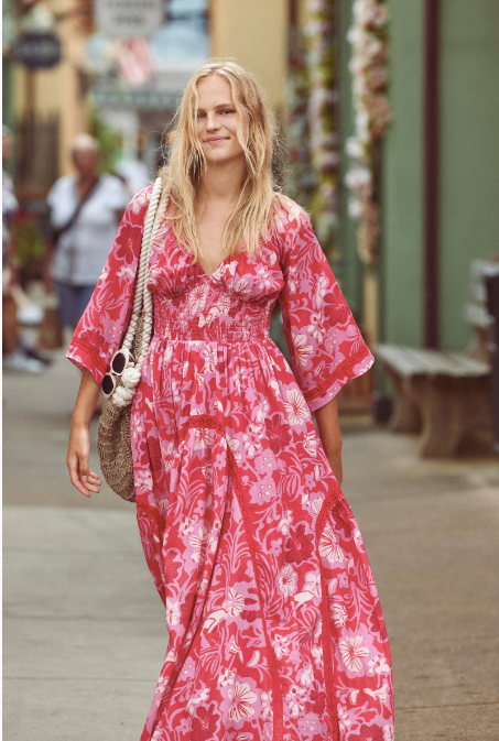 Printed Dixie Maxi - Ruby Combo