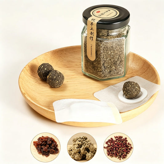 Pure Handcrafted Qi Ai Navel Patch — Nan Huai Jin Formula. Warm Your Center. Your Face Will Show It.