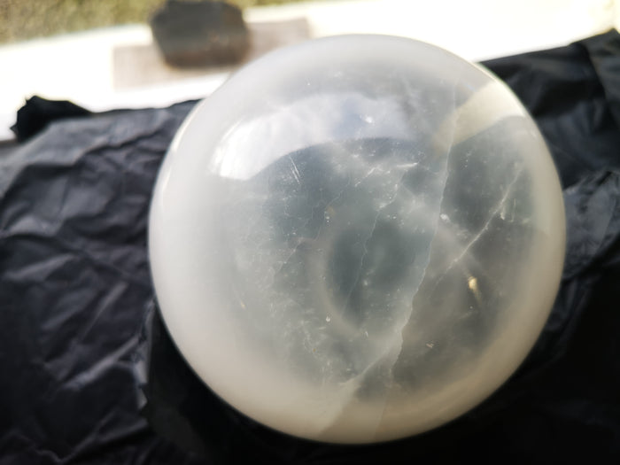Earthstore® PURE SELENITE SPHERE- 120mm 2.2Kg (2200gms) Satin Spar