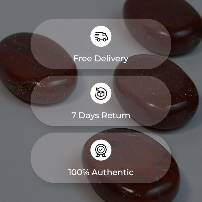 Red Jasper Palm Stone