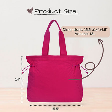 Red NGIL Shopper Tote Bag