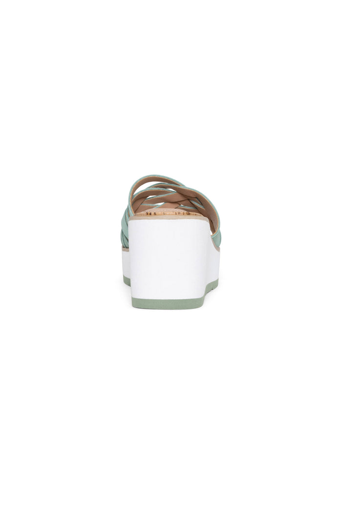 Reesie Wedge Sandals - Jade