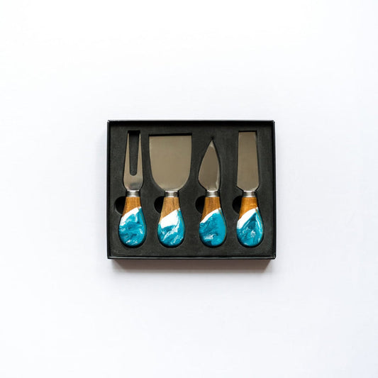 Resin Art  Cheese Spreader Set -Ocean Vibes