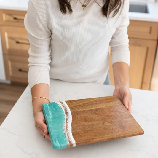 Resin Art Date Night Charcuterie Board