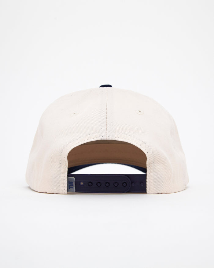 Rookie Division Cream Navy Cord Brim Fade Hat