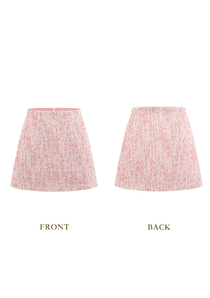 Rose Afternoon Tea Tweed Skirt