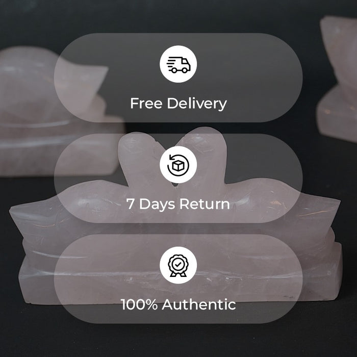 Rose Quartz Duck Pair