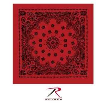Rothco Trainmen Paisley Bandana – Extra-Large - 27” X 27"