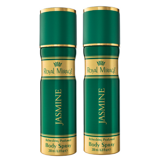 Royal Mirage Jasmine Perfumed Body Spray Pack of 2 200ml