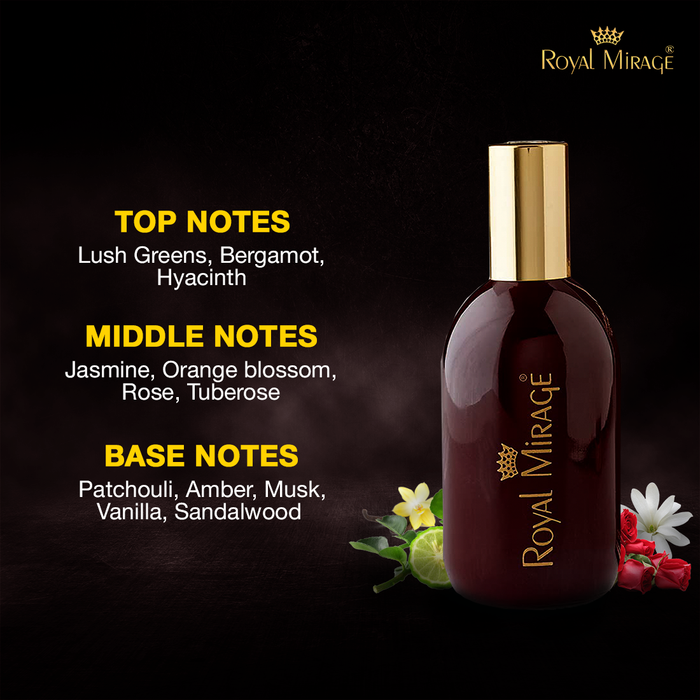 Royal Mirage Original Brown EDC Perfume 120ml Unisex Spray