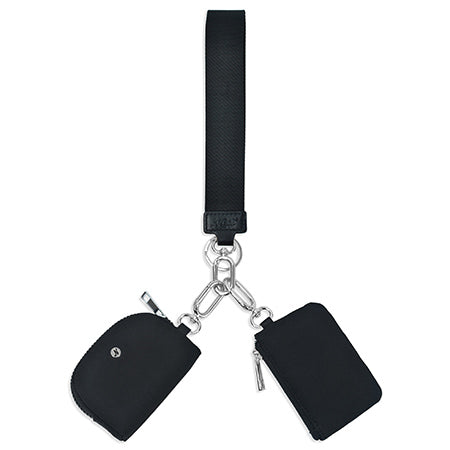 !SALE! Black NGIL Dual Pouch Wallet Wristlets