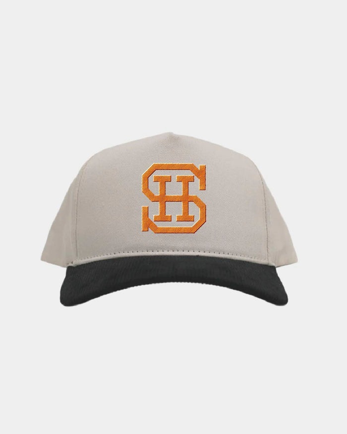 Sam Houston Cream Black Cord Brim Fade Hat