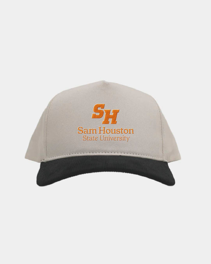 Sam Houston Cream Black Cord Brim Fade Hat