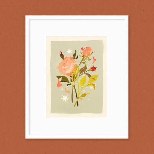 Samantha Mash: Hybrid Tea Rose Print