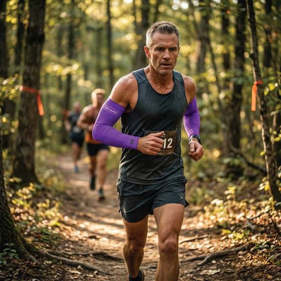 Sharp Adult Arm Sleeve - Purple