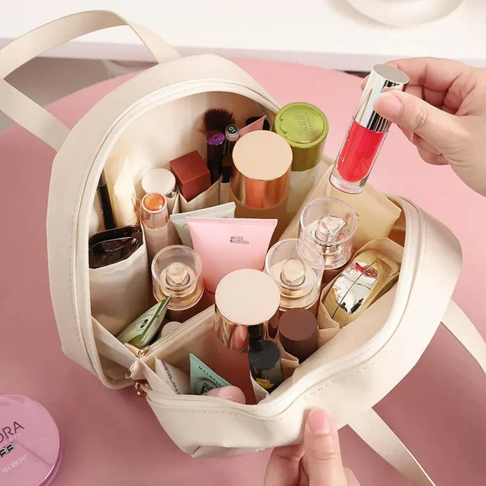 Shell Shaped Makeup Bag – Portable Cosmetic Pouch for Travel & Daily Use