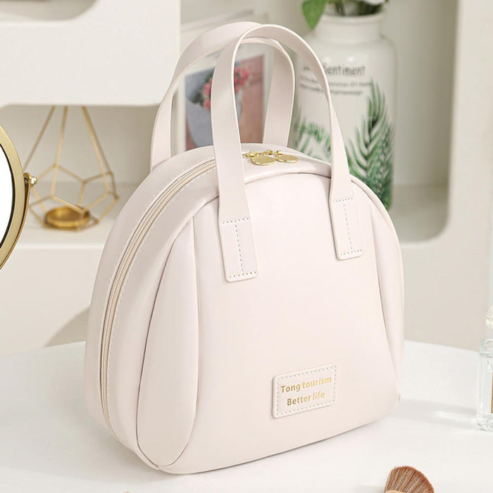 Shell Shaped Makeup Bag – Portable Cosmetic Pouch for Travel & Daily Use