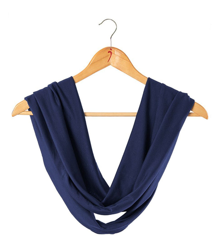 Silkspun Infinity Scarf in Navy