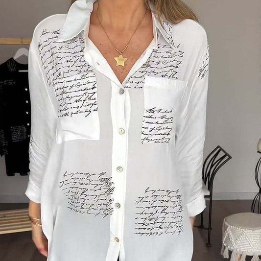 Sina - Chemise Imprimée Élégante et Polyvalente