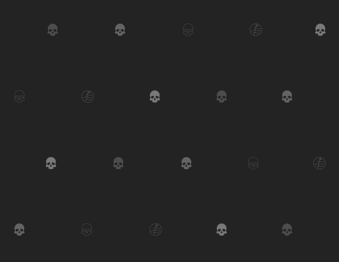 Skulls pattern for Hoolie Black Skulls Polo bold design Men's Golf Polo
