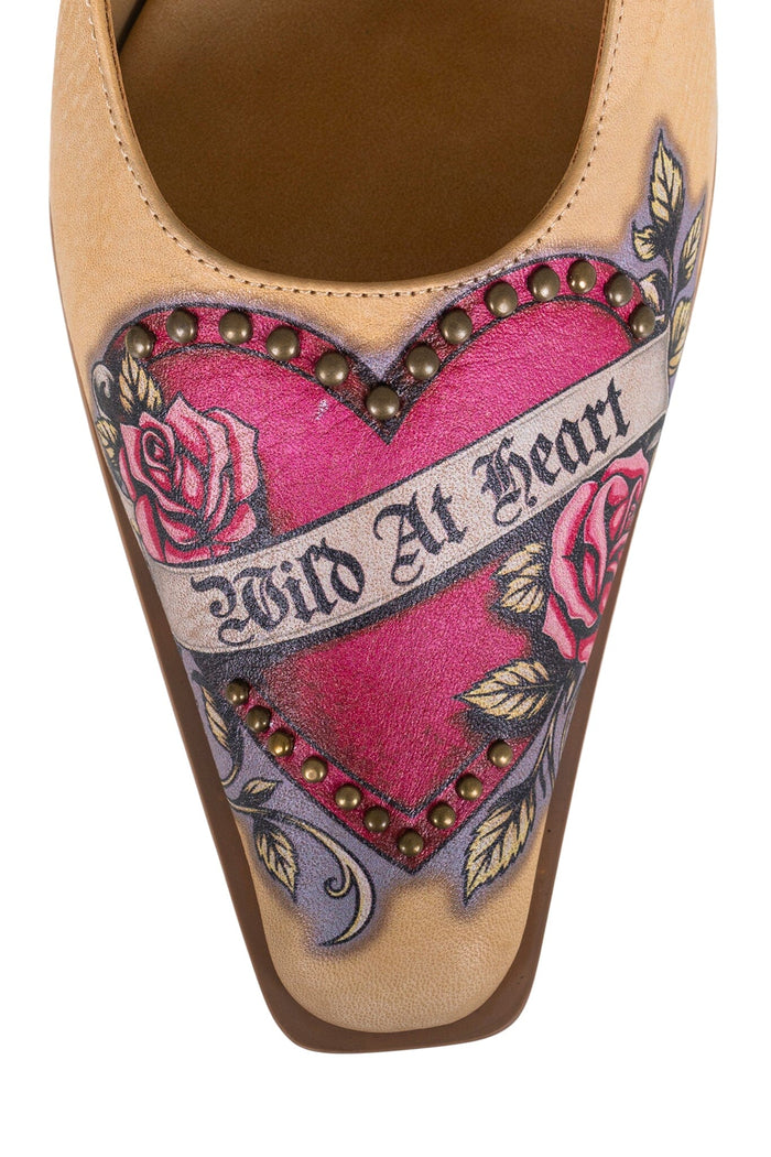 SLEUTH Heeled Mule Banana Wild Combo